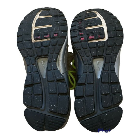 Nike Womens Reax Run 7 525755-001 Gray Yellow Running Shoes Lace Up Size 9 - Picture 6 of 12